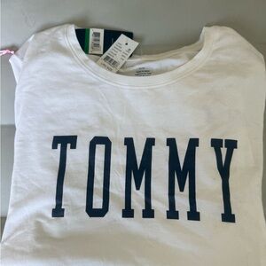 Kids White and Blue Logo T-Shirt